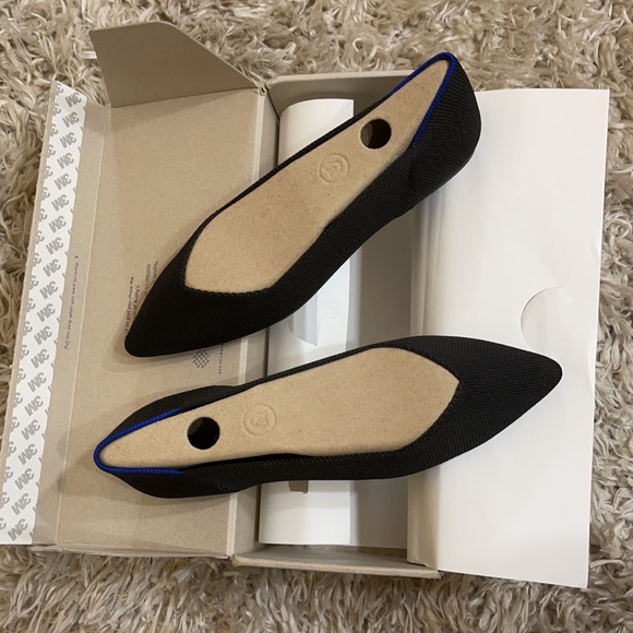 Rothy's Black Pointed Toe Flats - Picture 5 of 8